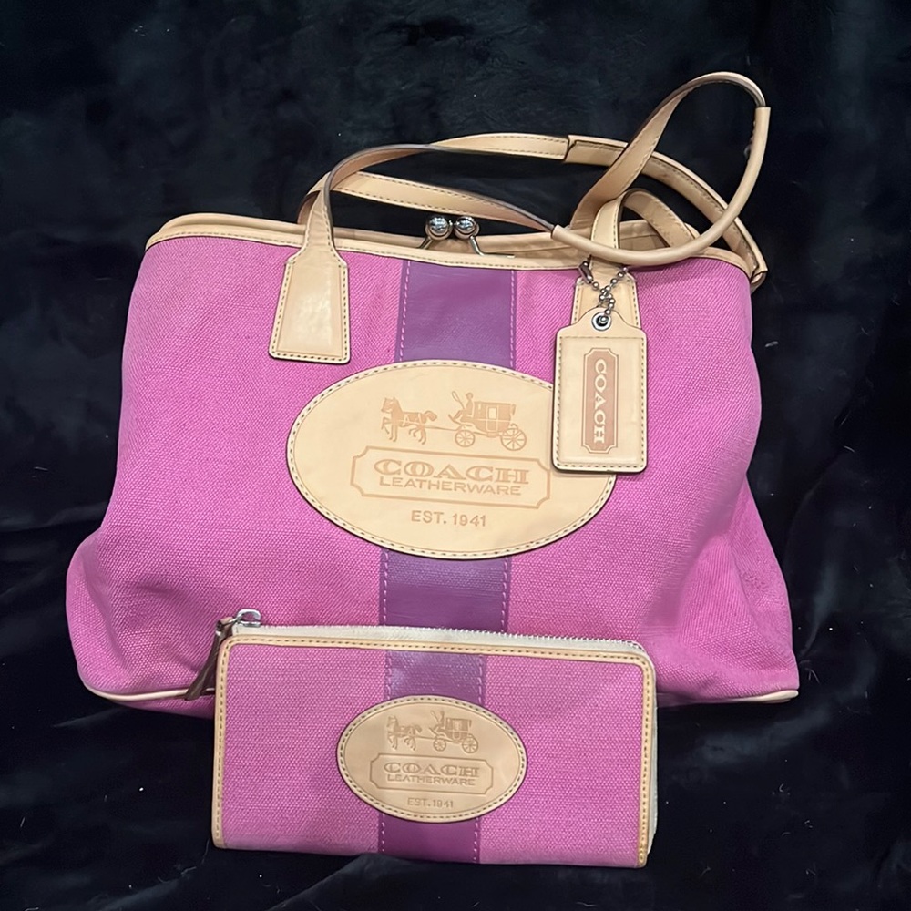 Coach Purse with Wallet